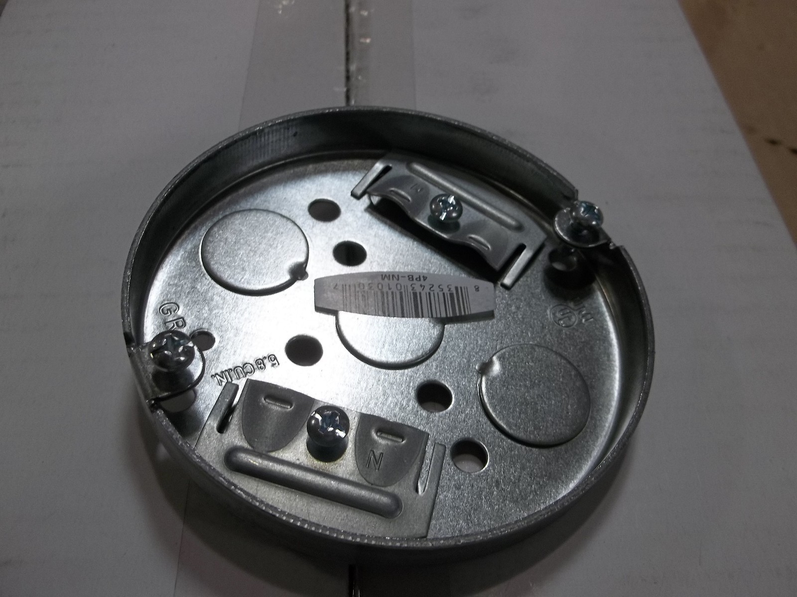Orbit 4PB-NM 4 Inch Pancake Box and Non-Metallic Clamps