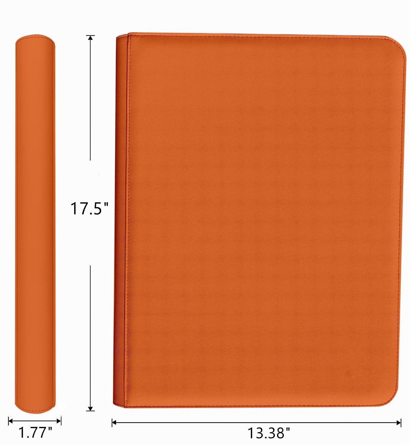 1000+ Pockets Trading Card Binder, 16 Pocket Ringless Side Loading Card Holde...