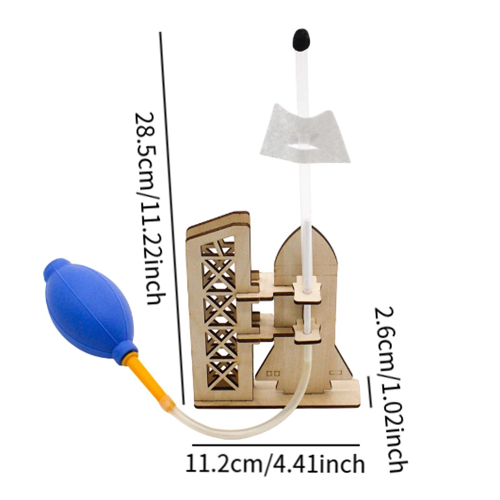 Manual Air Rocket Model Set Science Experiment Toy Interesting Stem Projects Toy
