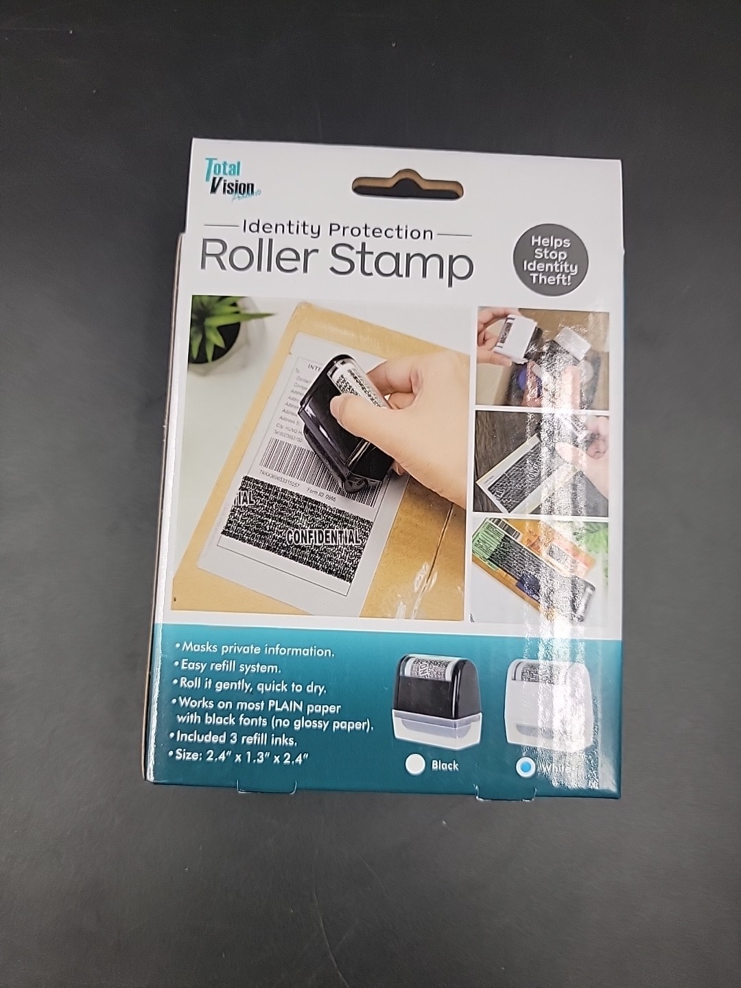 Identity Theft Protection Roller Stamp