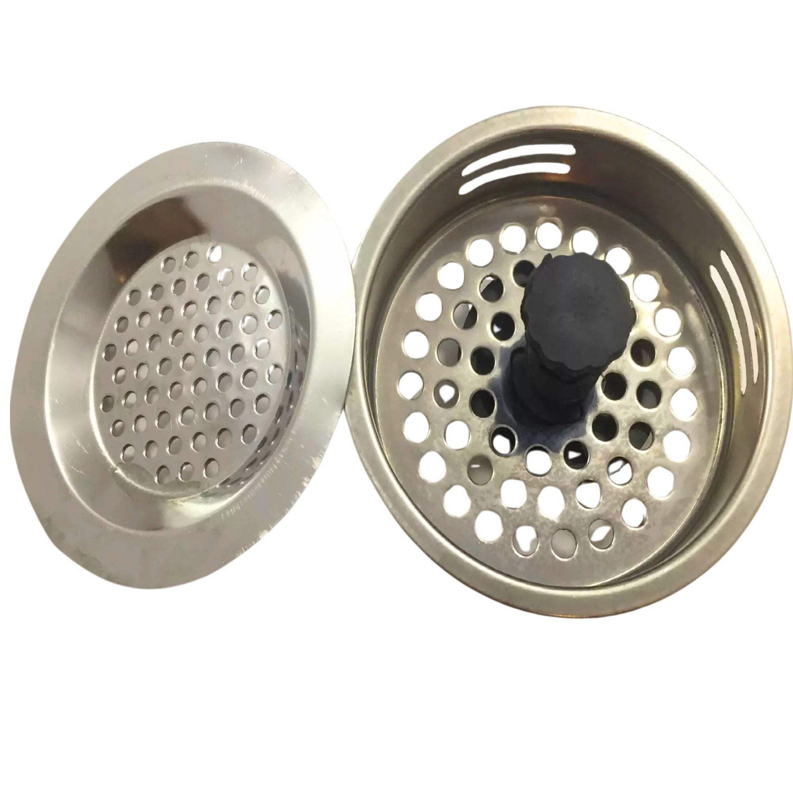 Stainless Steel Sink Strainers Drain Protectors: 2 Pack