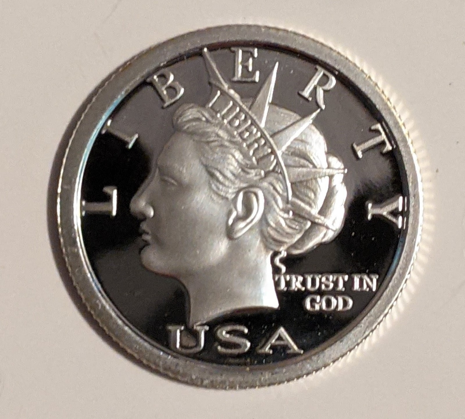 2006 Norfed $5 1/4oz Silver TYPE 2 NECK AND HAIR LOCK SEPARATED DEEP PROOF!!!