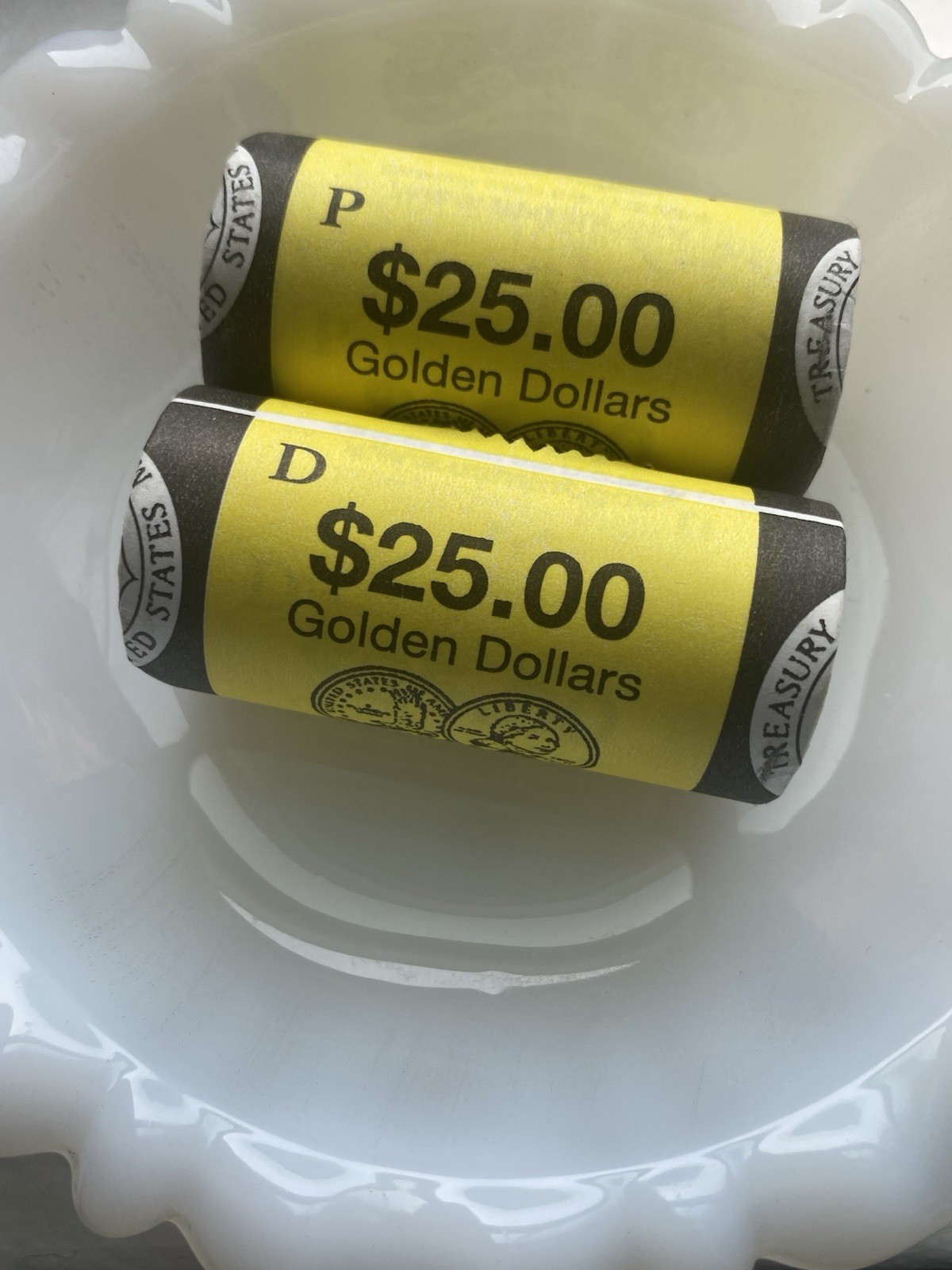 2006 P & D Sacagawea $1 Dollar Coin Rolls 2 Roll Set $50 US Mint