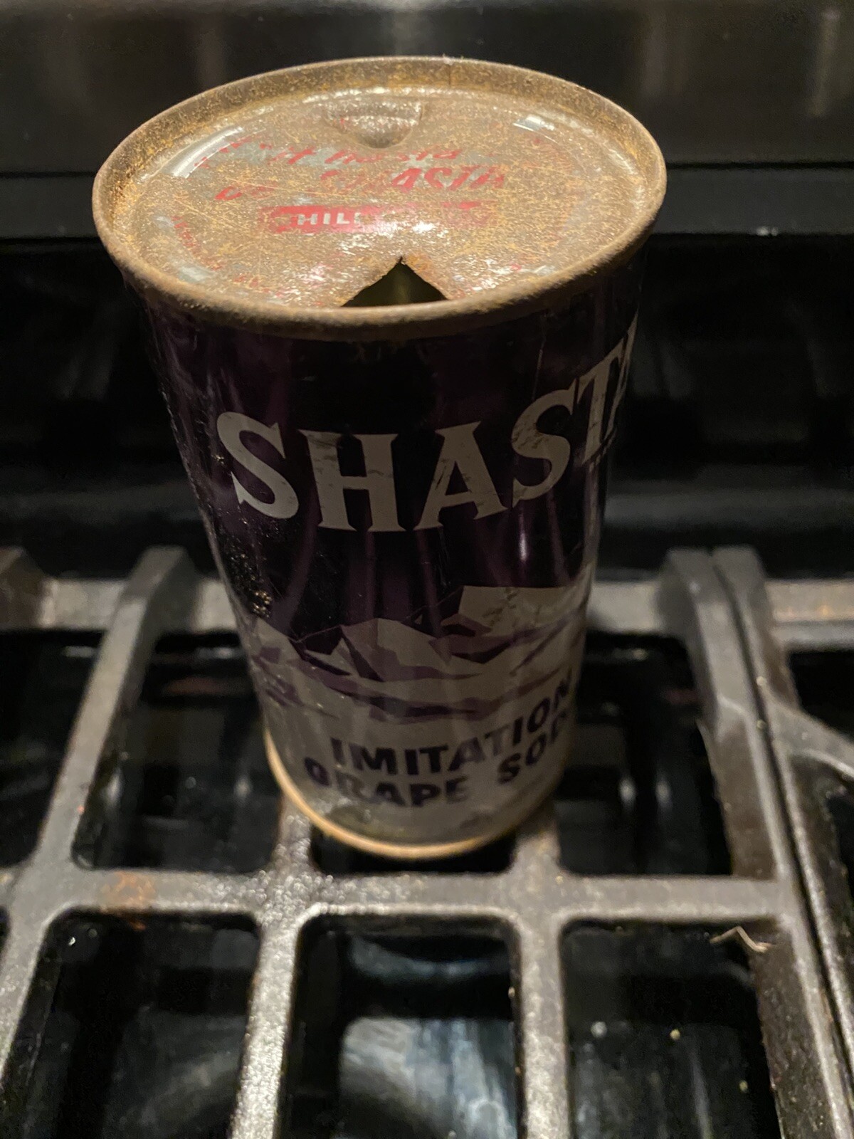 Shasta IMITATION GRAPE 🍇 Soda 🥤 Flat Top Very Nice Example