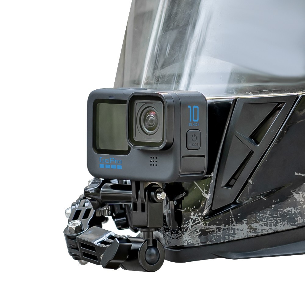 SUREWO Motorcycle Helmet Chin Mount Kit Compatible with GoPro Hero 13/12/11/10/9