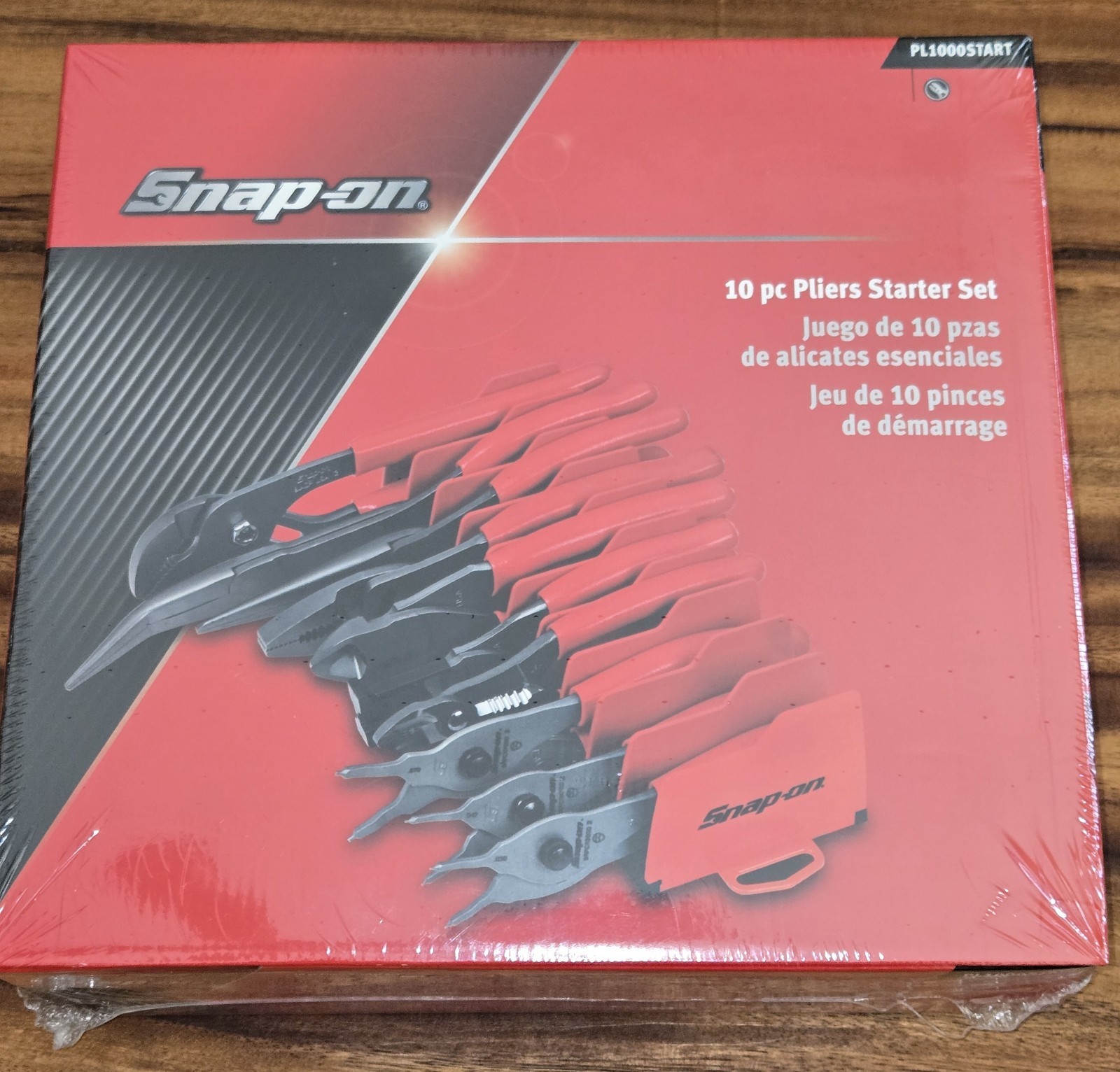 SNAP ON PL1000START 10Pc Pliers Starters Set Needle Nose Cutters Crimper USA NEW