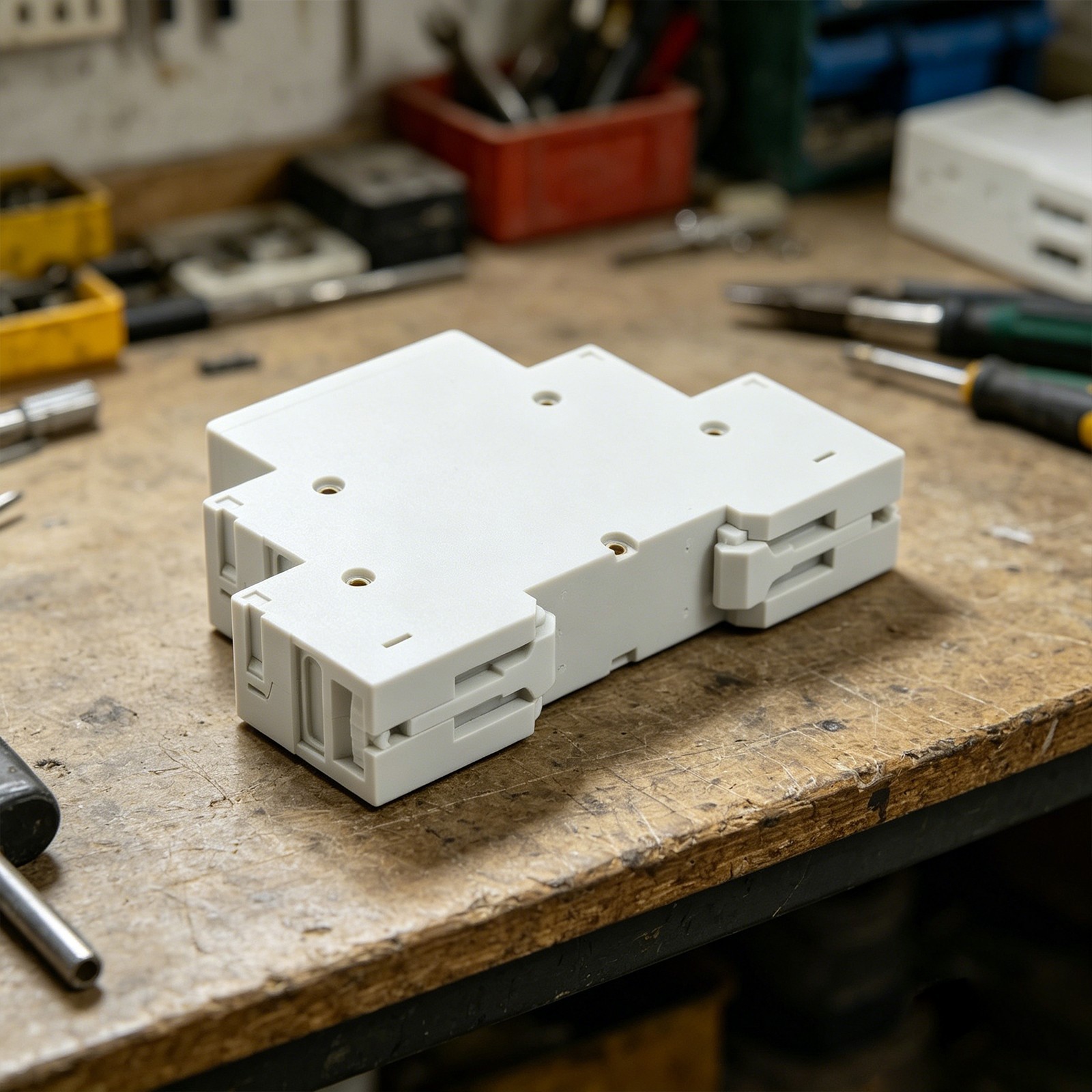 LED Display Voltage Meter for Din Rail Installation Supporting 11 310V DC Range