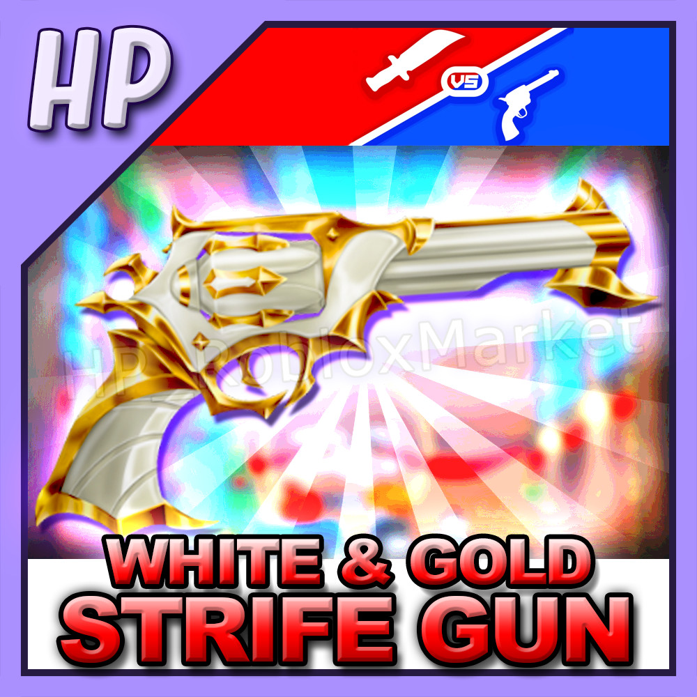 WHITE & GOLD Strife Set | MVSD - Murderers vs Sheriffs Duels [⚡FAST DELIVERY⚡]