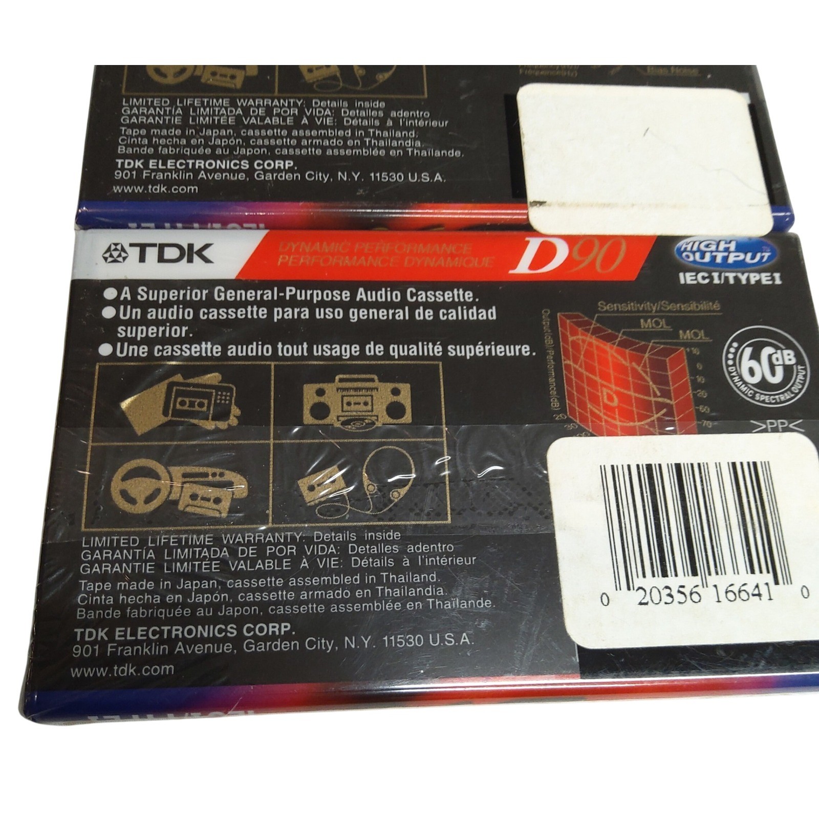 TDK Blank 90 Minute Tape 2 Pack