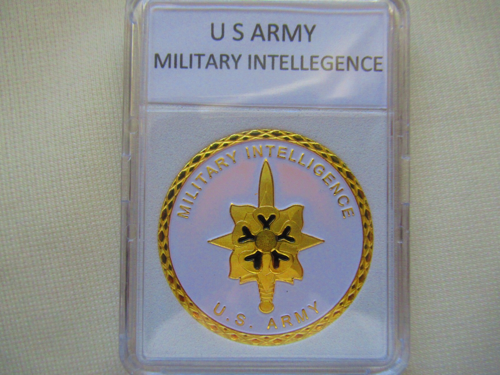 U S ARMY MILITARY INTELLIGENCE Challenge Coin