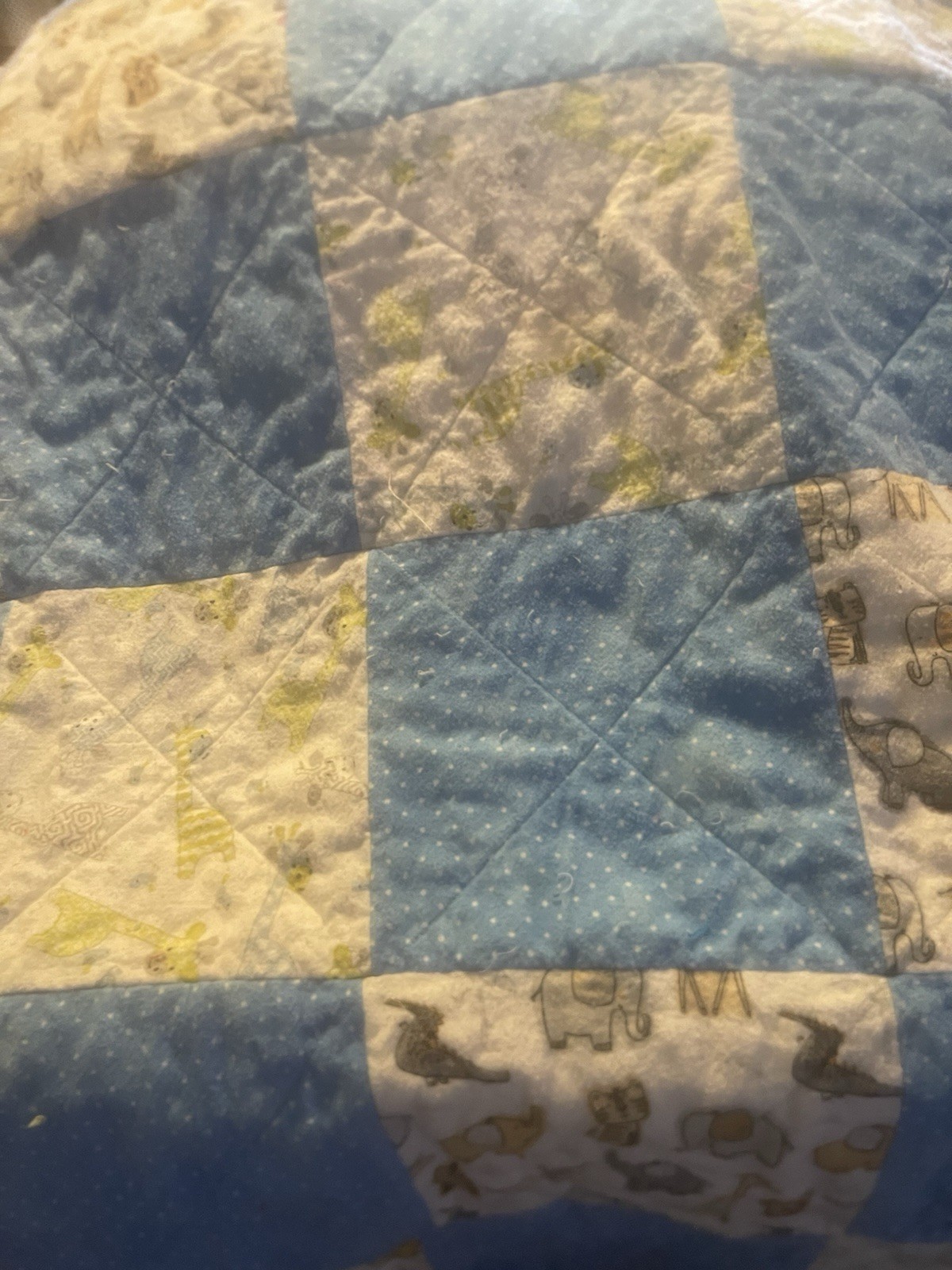 Fun in The Jungle Rag Quilt