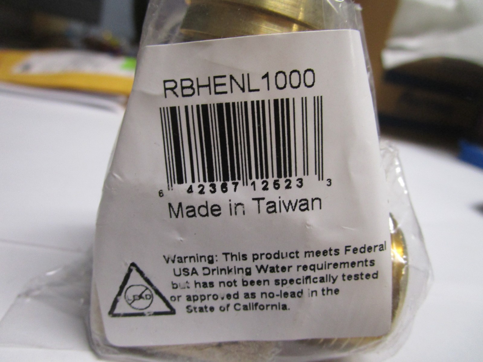 Merrill™ RBHENL1000 90 deg Hydrant Pipe Elbow, 1 in, InsertxMNPT, Bronze, Domest