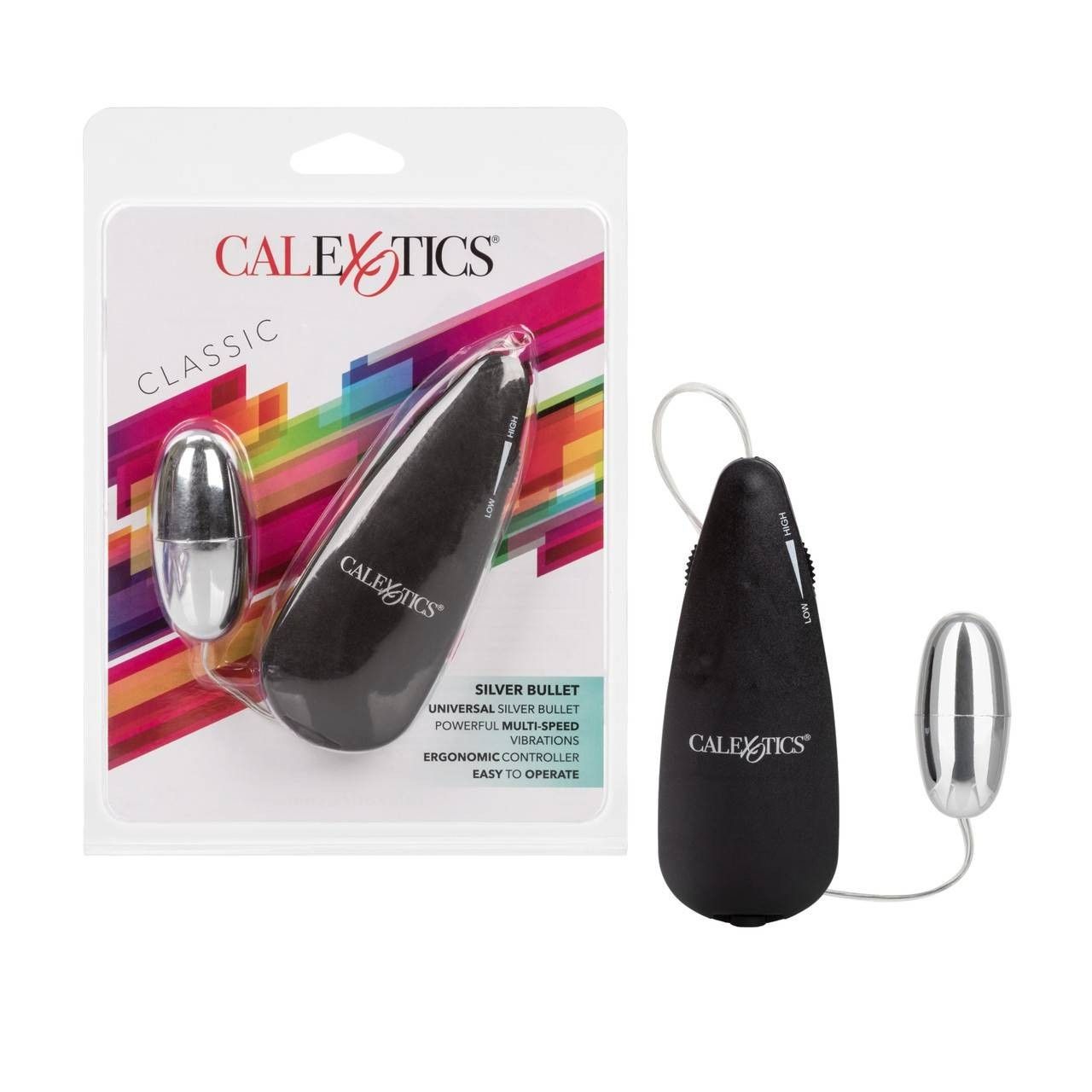 Cal Exotics Classic Silver Bullet Egg Clitoral Vibrator