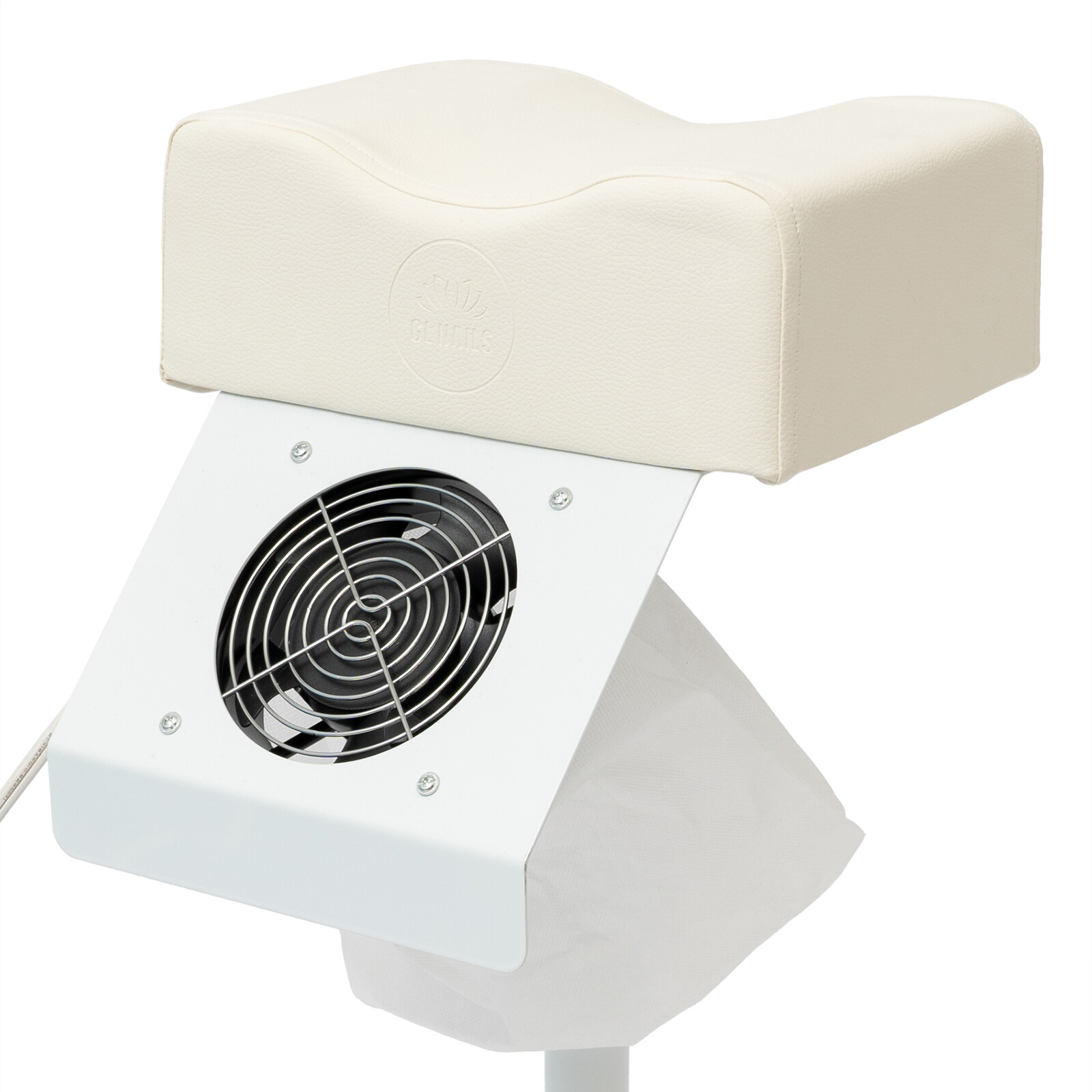 Adjustable Nail Chair With Vacuum Cleaner Freestanding Salon Footrest Lift Stool