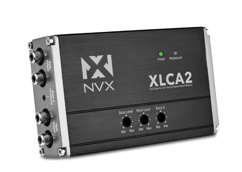 NVX XLCA2 Digital 2-Channel Line Output Converter Bass Enhancer Signal Processor
