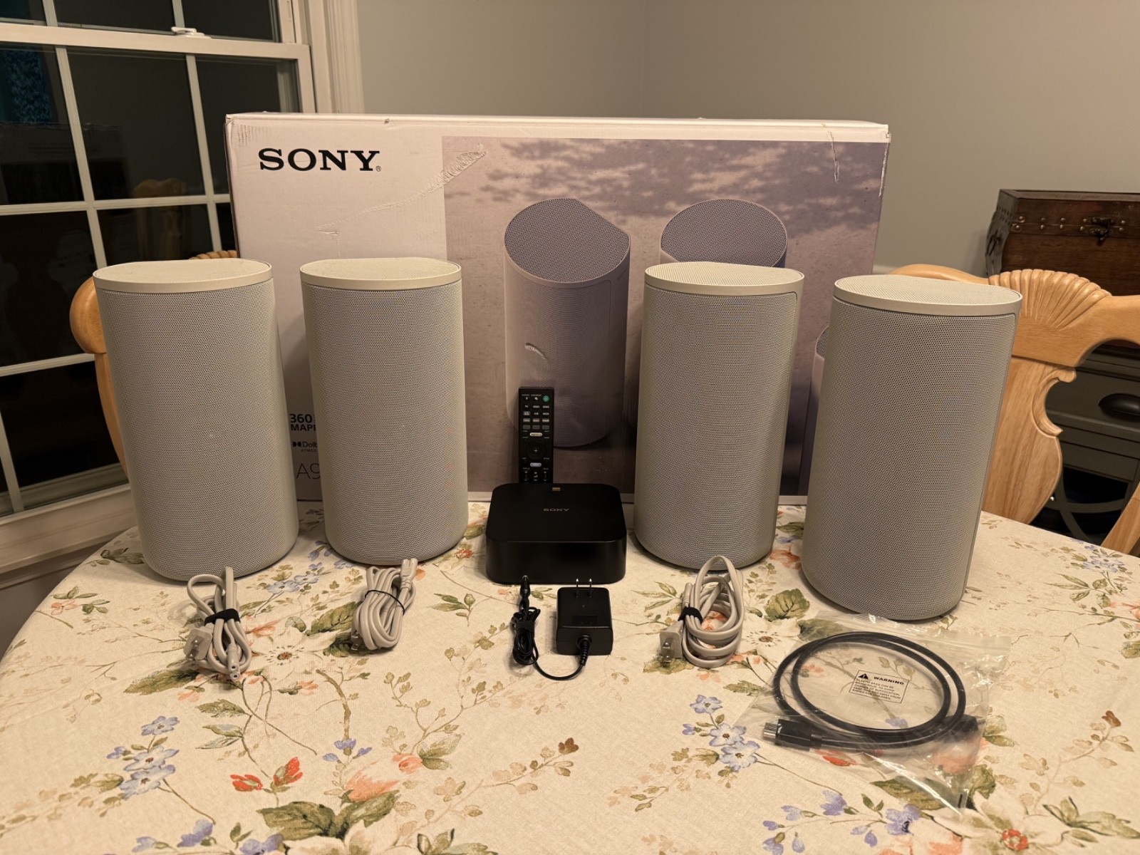 Sony HT-A9 home theater system - used/not working