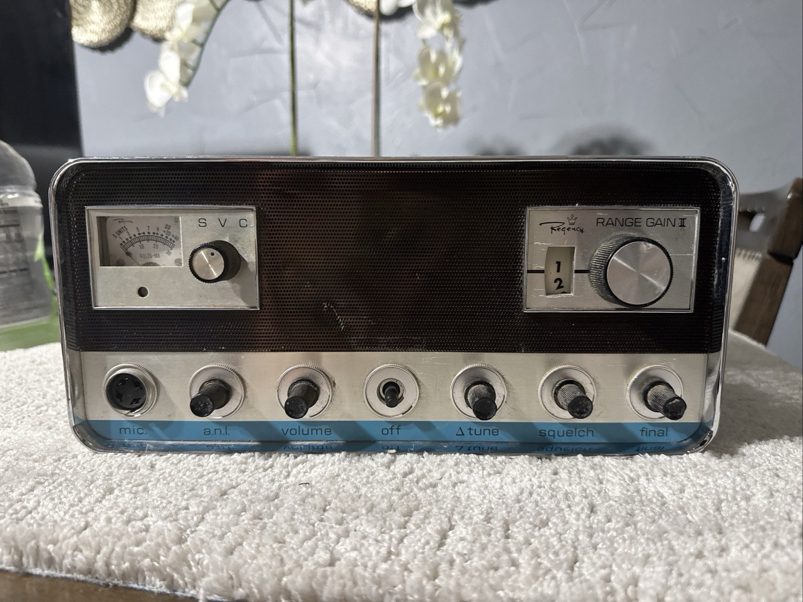 Regency Range Gain 2 II Tube CB Radio Base Station - Untested No Cord Sold As Is
