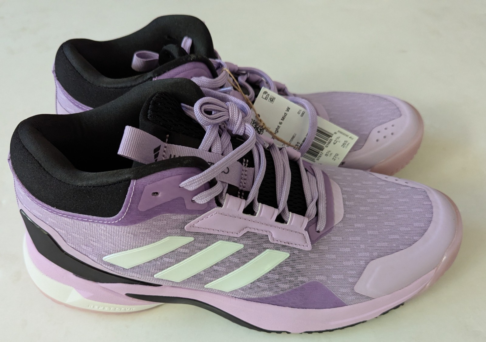 Adidas Crazyflight 6 MID HP7031  woman purple  shoes size 8.5 10 Brand New