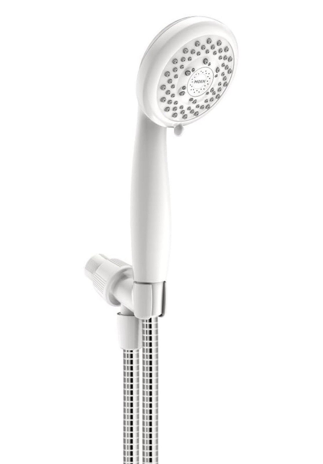 Moen Adler 23041W Handheld 8-Function Shower Wand - Glacier (White) Finish