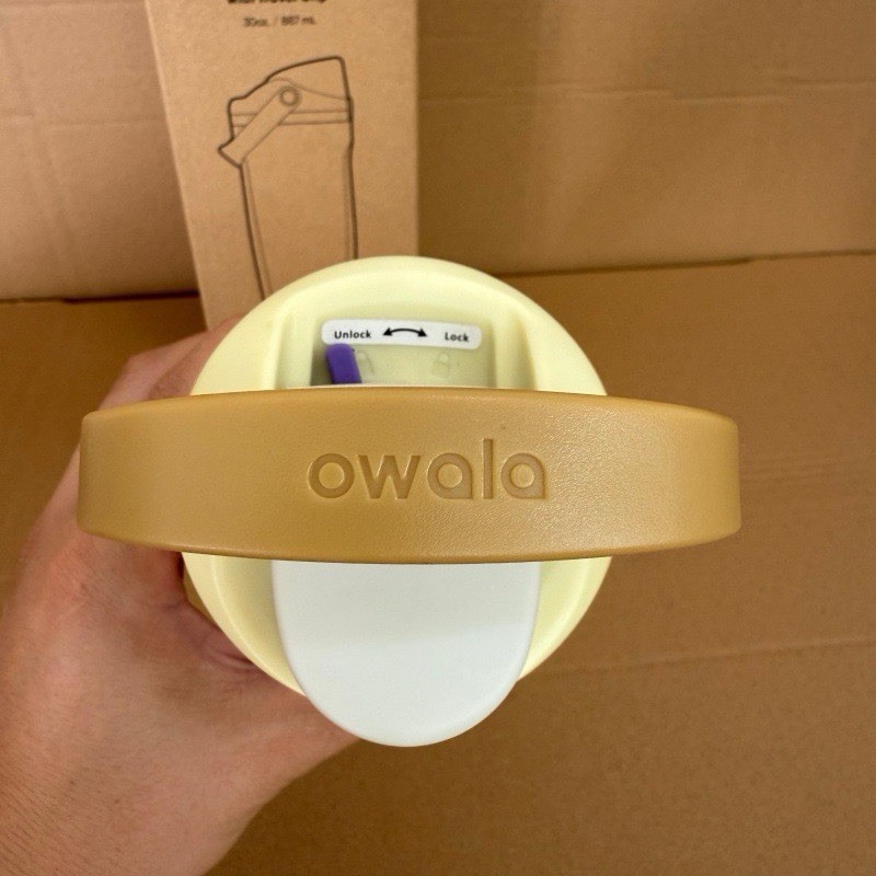 NEW 2026 Owala 30oz Holiday Lemon Freesip Water Bottle GIFT