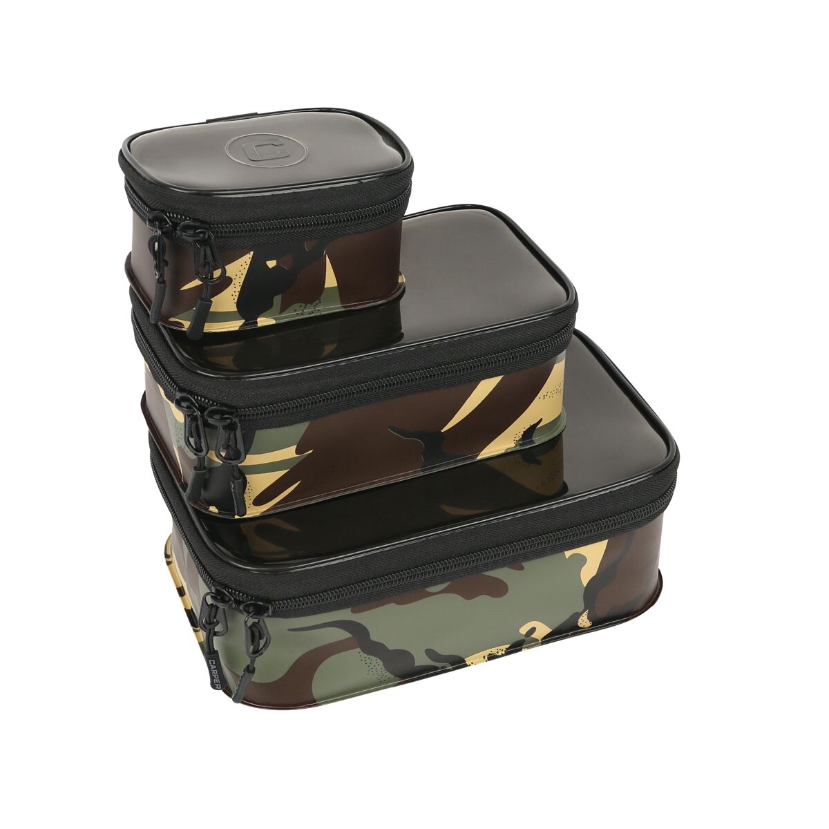 EVA Pouch Set 3 Piece DPM Camo Compac - Carper Tackle