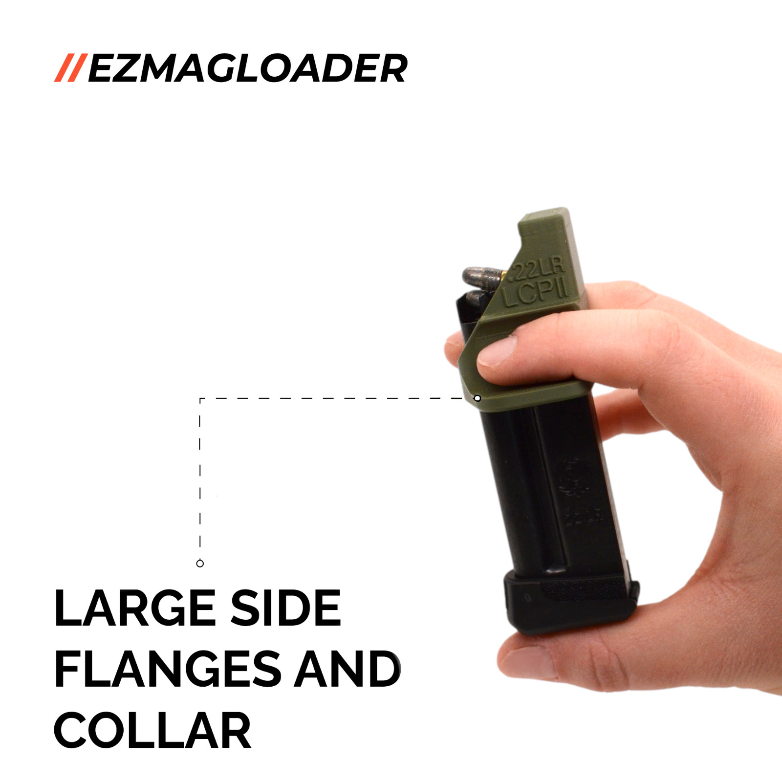 EZMAGLOADER Magazine Loader for Ruger LCP II .22LR Magazine