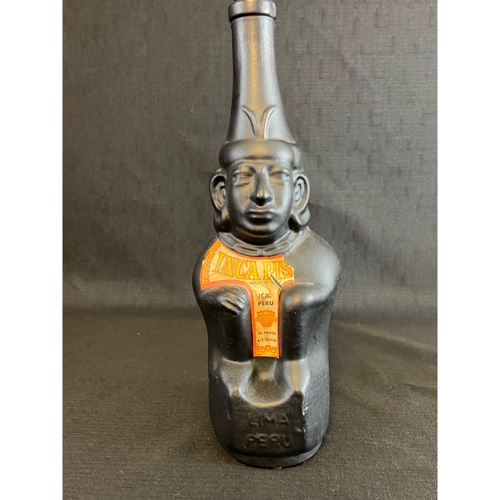 Vintage Ranuzzi Lima Peru Glass -  Federal Law Forbids Sale Or Reuse Bottle