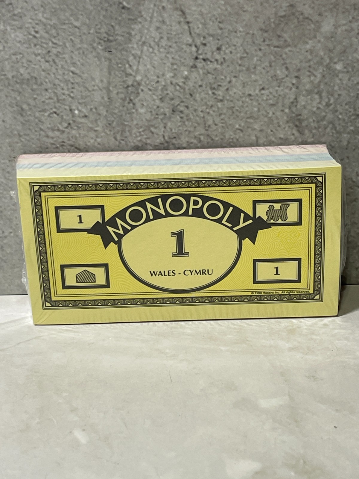 1999 Wales Cymru Monopoly - Replacement Money Pack (sealed)