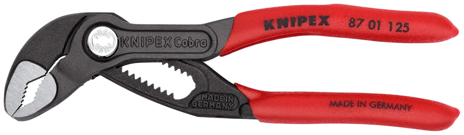 Knipex 87 01 125 Cobra Water Pump Pliers 5" in. Adjustable Non-Slip, Polished