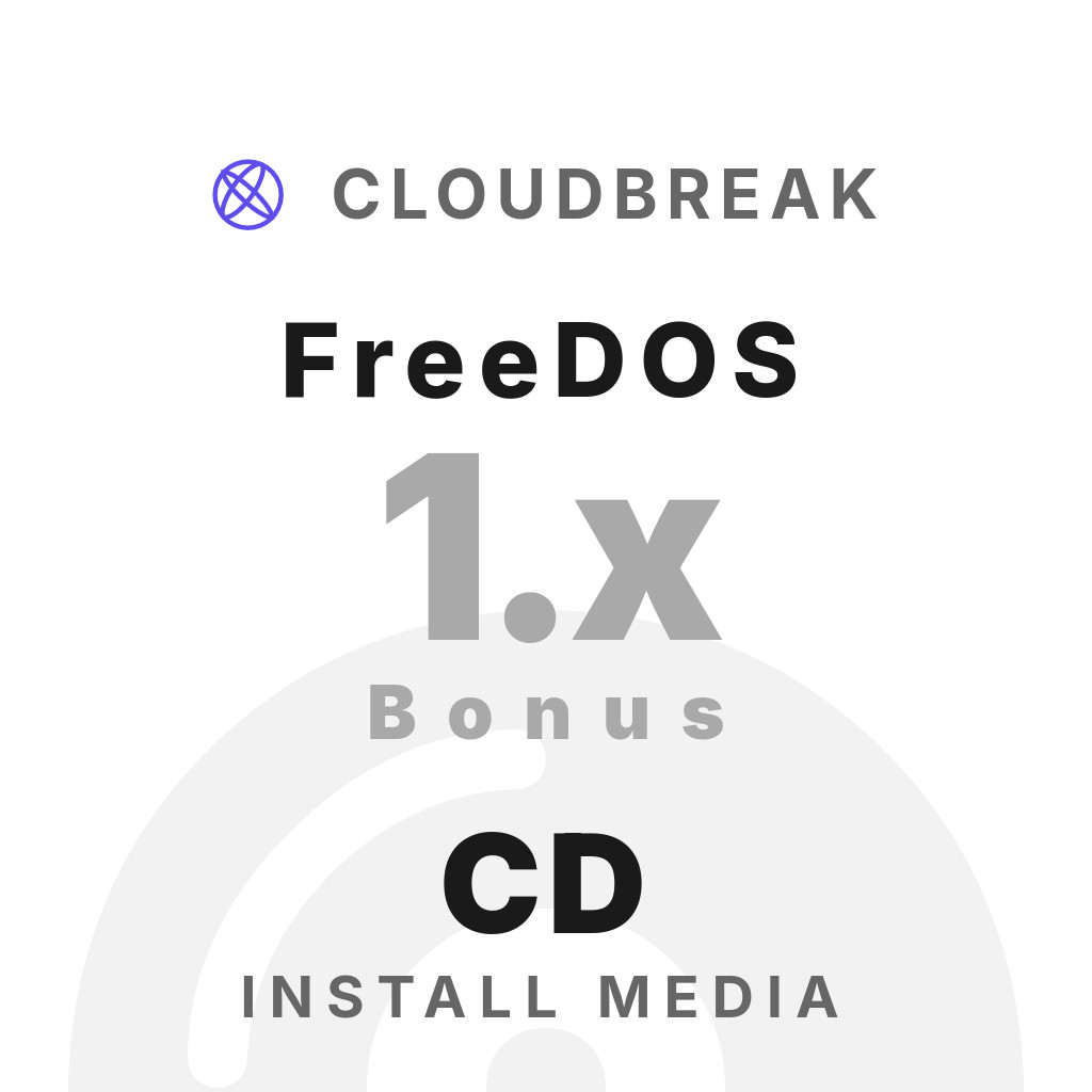 FreeDOS 1.x Bonus Bootable/Live Install CD NEW