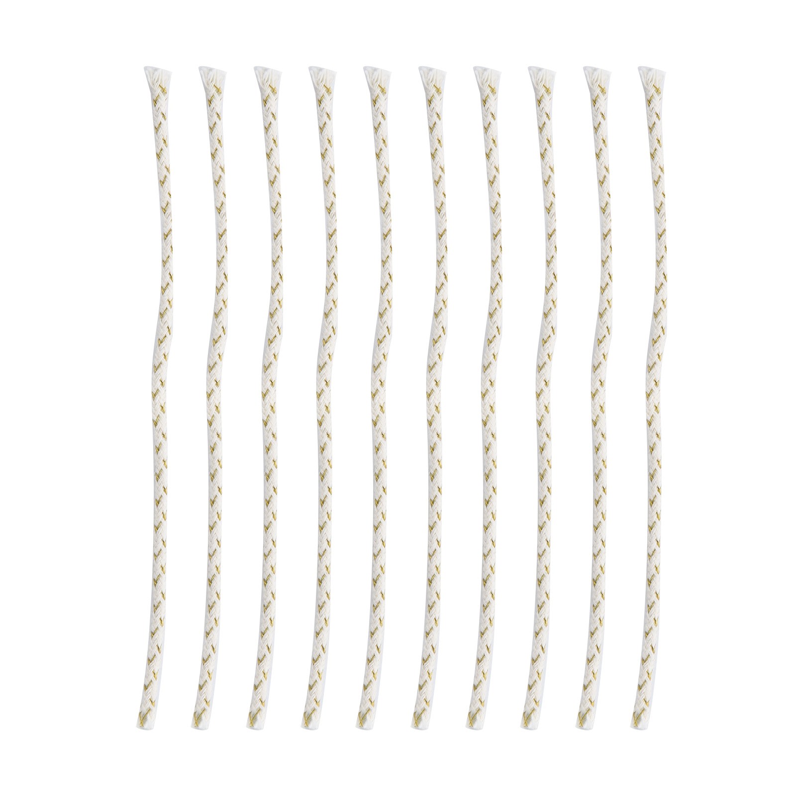 10Pcs Copper Wire Cotton Core Wick Thread Replacement in Dispenser Oil Lighters