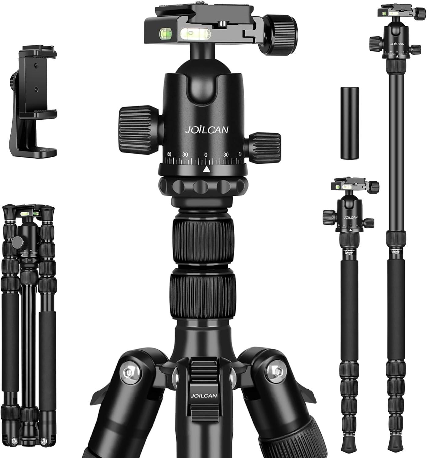 80/85 Inches Heavy Duty Tripod for Camera and Phone, 85" Camera Monopod Tripods,