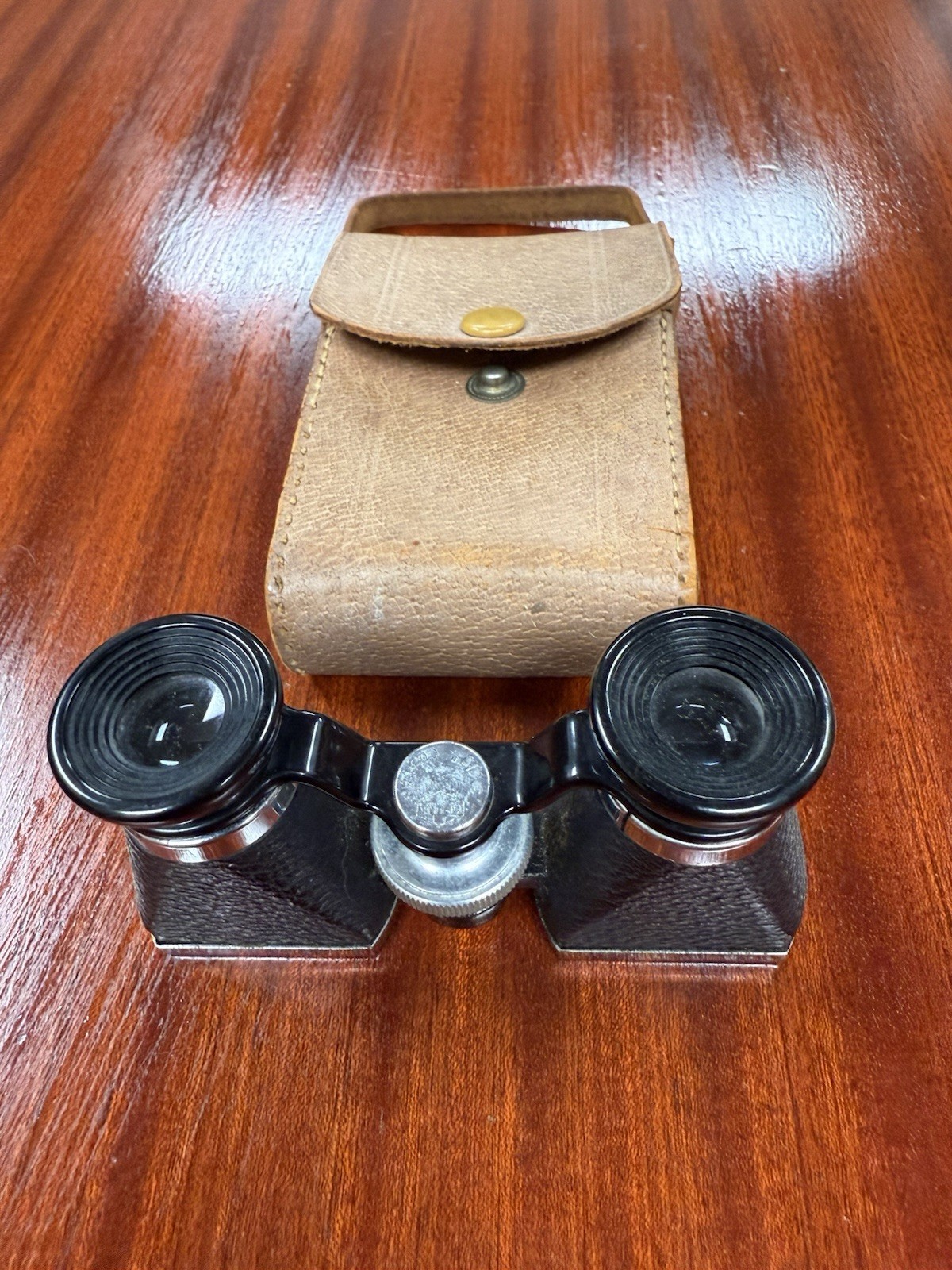Vintage 3 X 10 OFUNA Theater Hikeing Binoculars With Case Coated Lens Japan