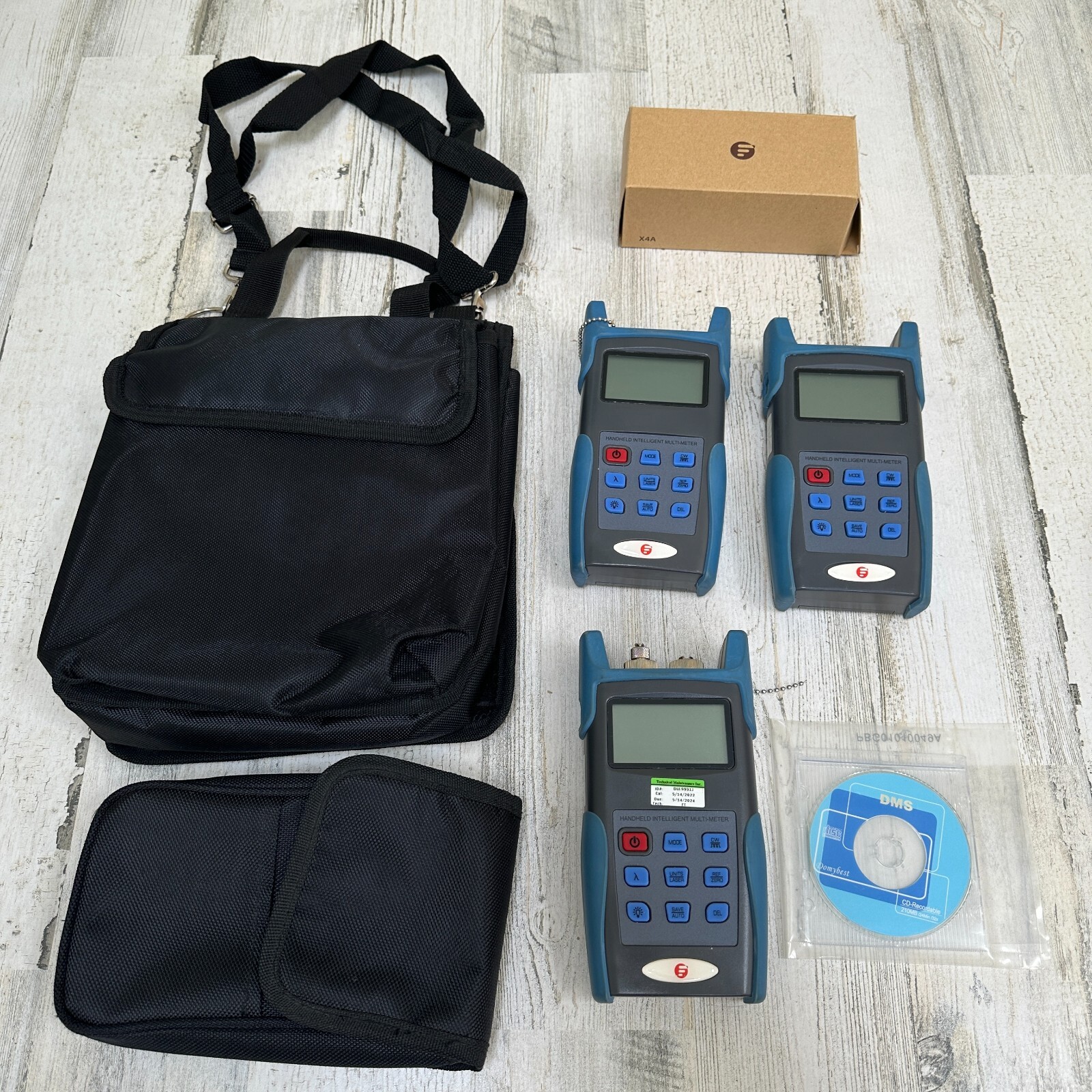 FS FHOM-101 Optical Handheld Intelligent Multi-Meter w Case Accessories Lot of 3