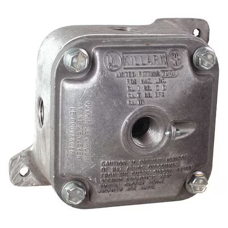 Edwards Signaling Jalx11 Explosionproof Box, Gray