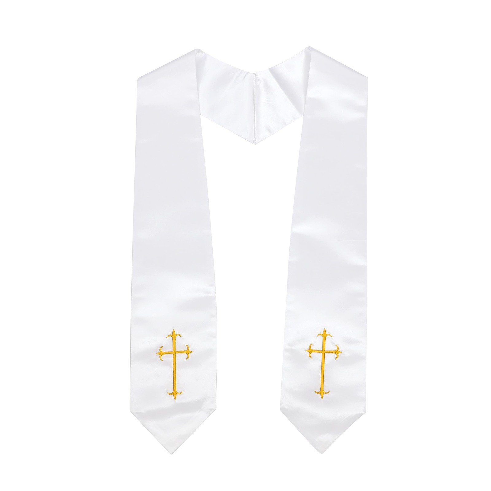 Church Choir Stoles With Embroidery Cross 60 Traditional Graduation Sash Adult
