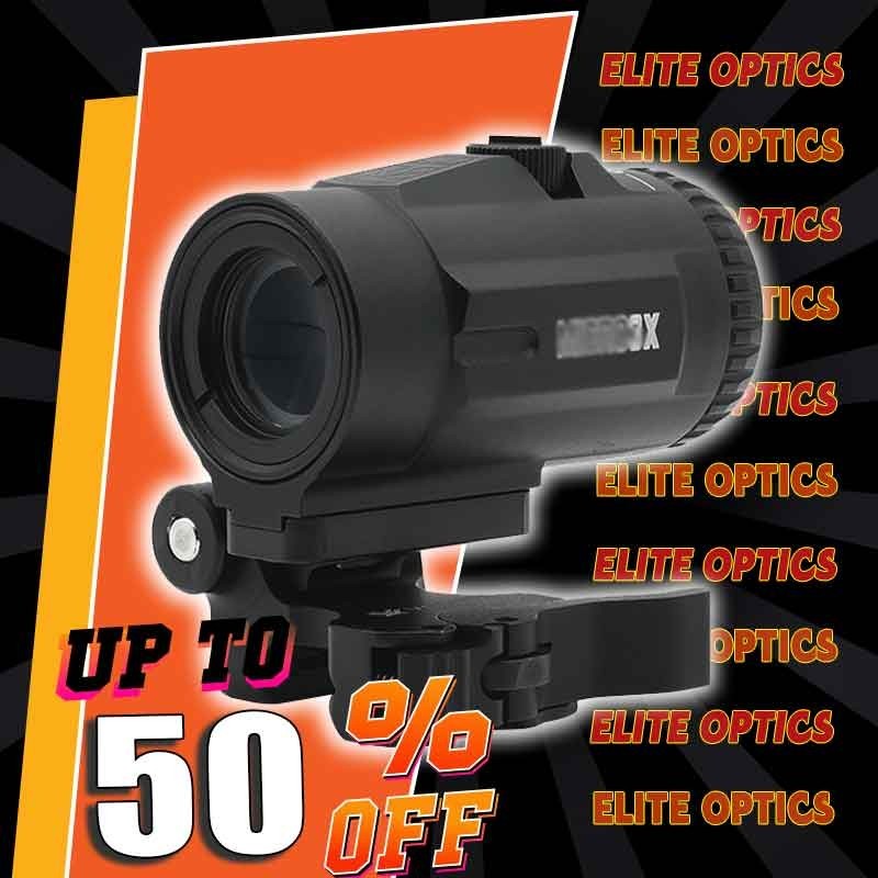 Best Clone V3XM 3X Micro Magnifier Sight w/Flip Mount and Full LOGO for Hunting
