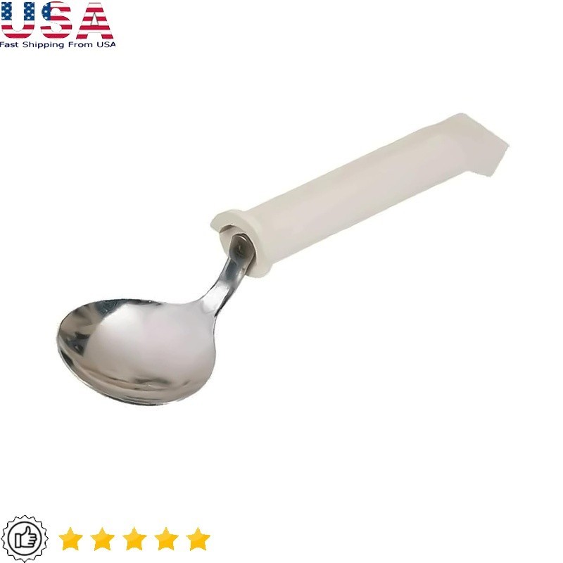 Swivel Eating Utensil Limited Mobility Independent Eating Aid Assistive Tool New