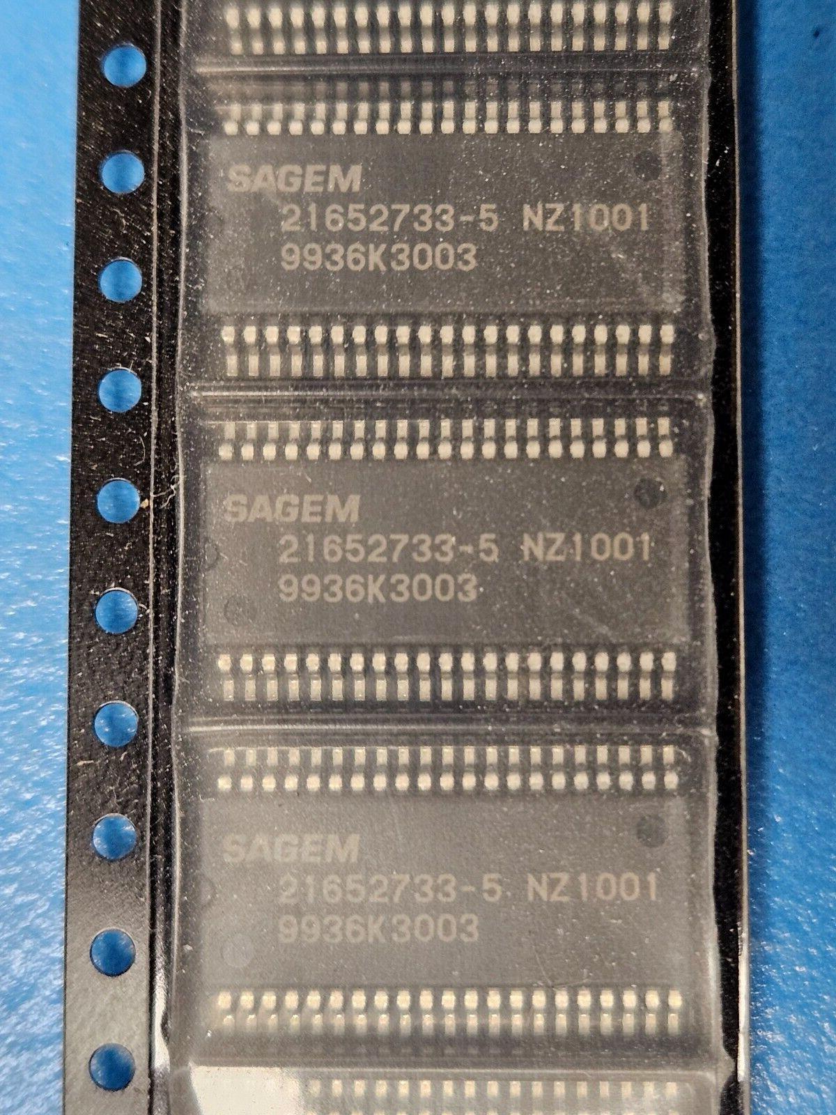 (2PCS) 21652733-5 SAGEM , 4-Bit, MROM, 1.5MHz, MOS, SSOP-42 UPD750066GT-313 NEC