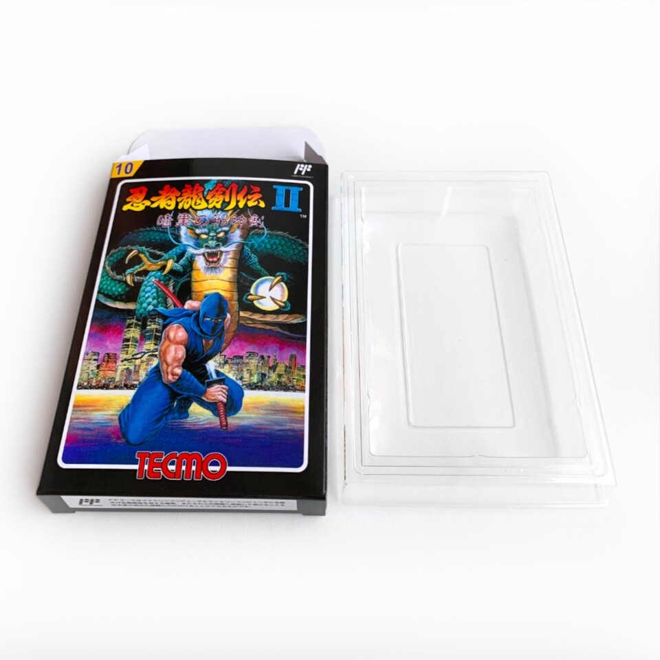 NINJA RYUKENDEN 2 - Empty box replacement spare case Famicom game Ninja Gaiden