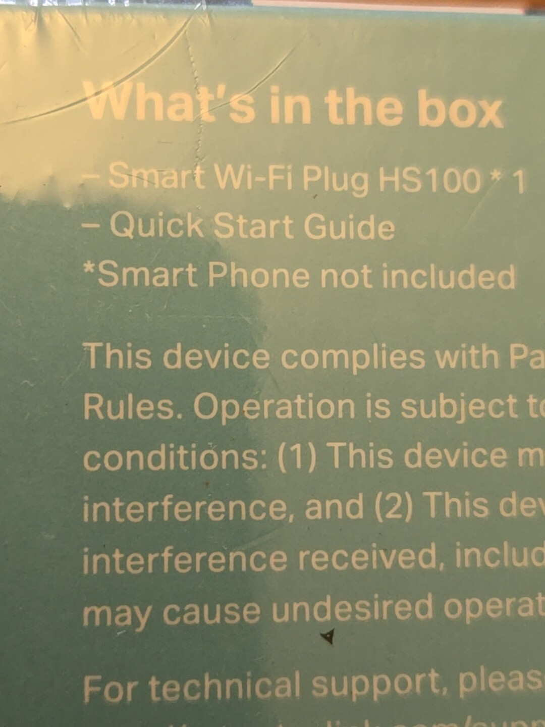 New tp-link HS 100 Smart Wi-Fi Plug NIB