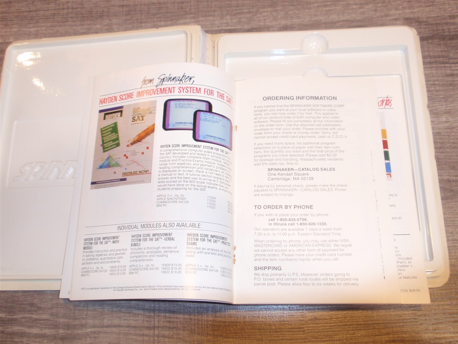 Rhymes & Riddles 1982 Spinnaker Game In Box 5.25" Floppy Disk for Commodore 64