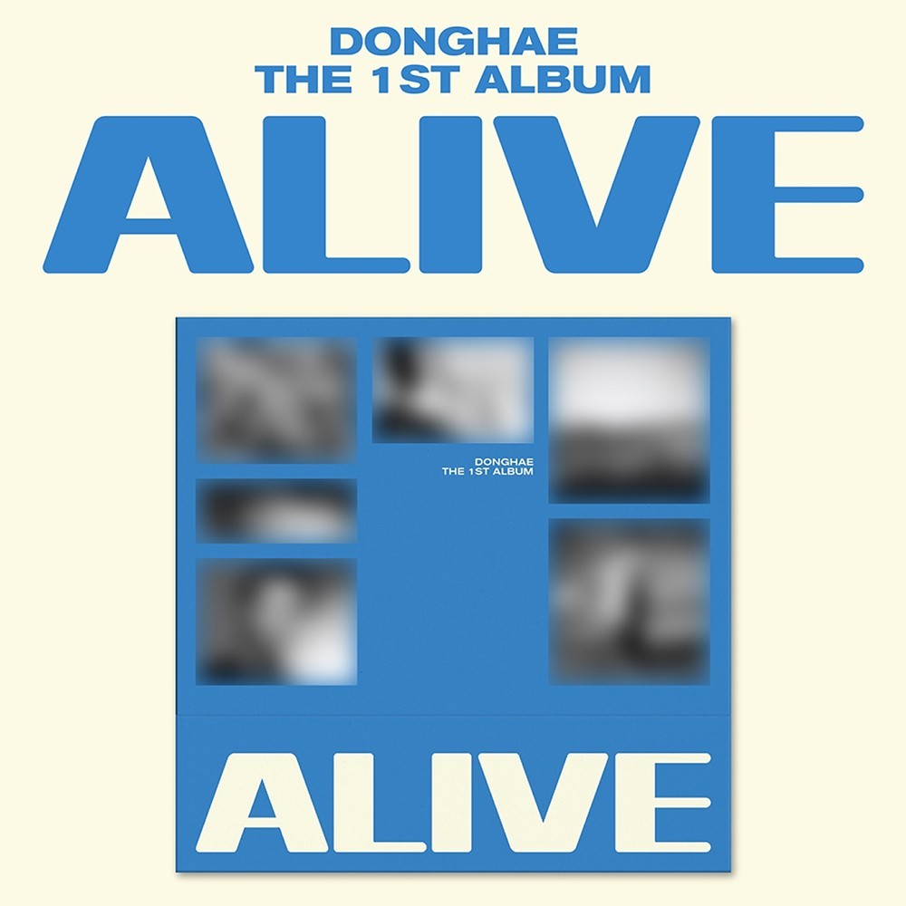 DONGHAE ALIVE 1st Album PHOTO BOOK Ver/CD+Book+Poster+2Sticker+Film+4 Card+GIFT