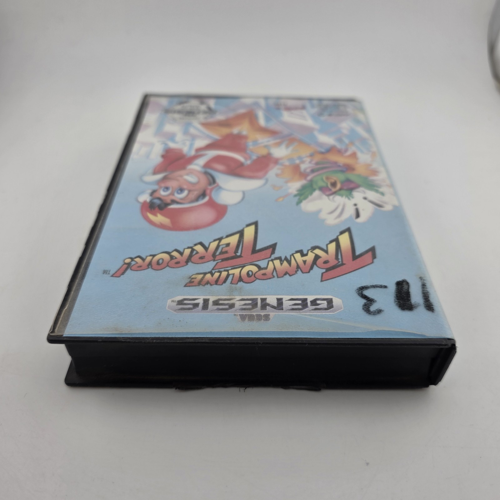 Trampoline Terror - Case Only - Sega Genesis - Authentic (No Game)
