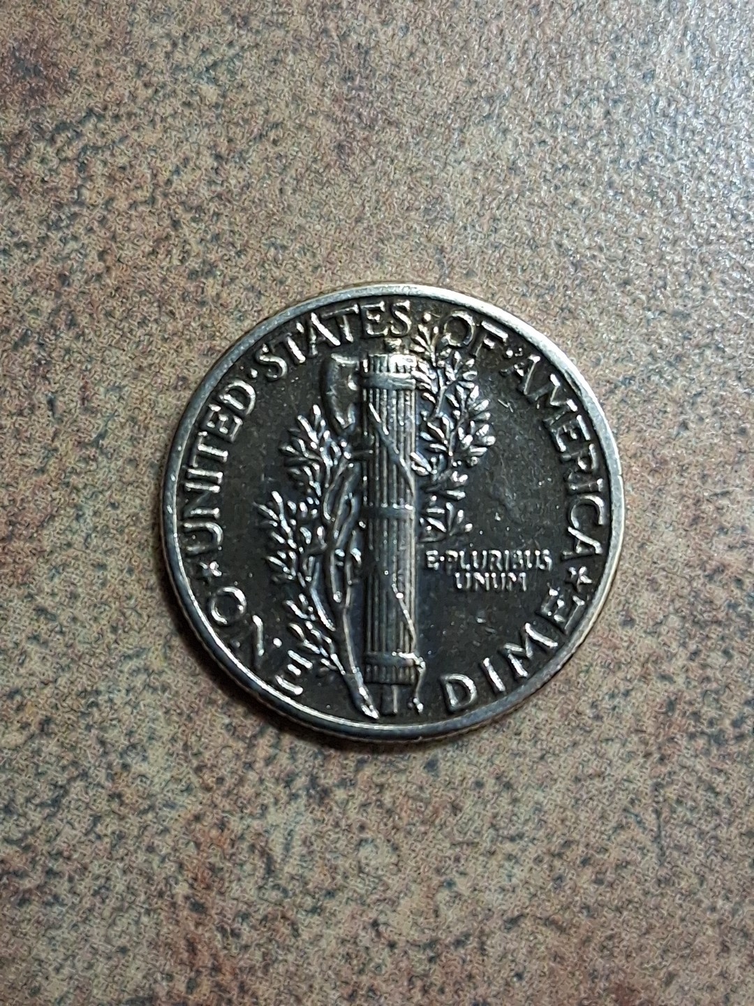 1945 Mercury Dime (AU)