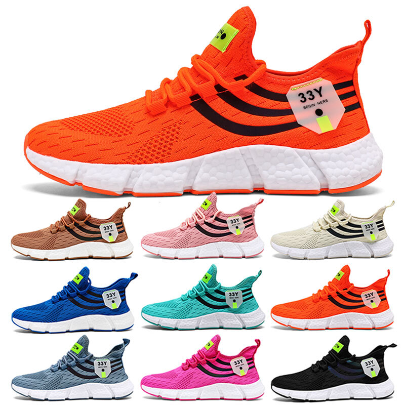 Women Men Sneakers Breathable Outdoor Running Shoes High Elasticity Cushioning