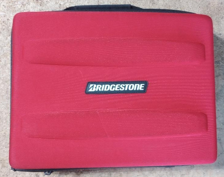 Bridgestone Auto Emergency Kit Portable Air Compressor Jumper Cables Free Ship