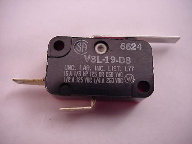 Honeywell Micro Switch V3L-19-D8     Ships the Same Day of the Purchase