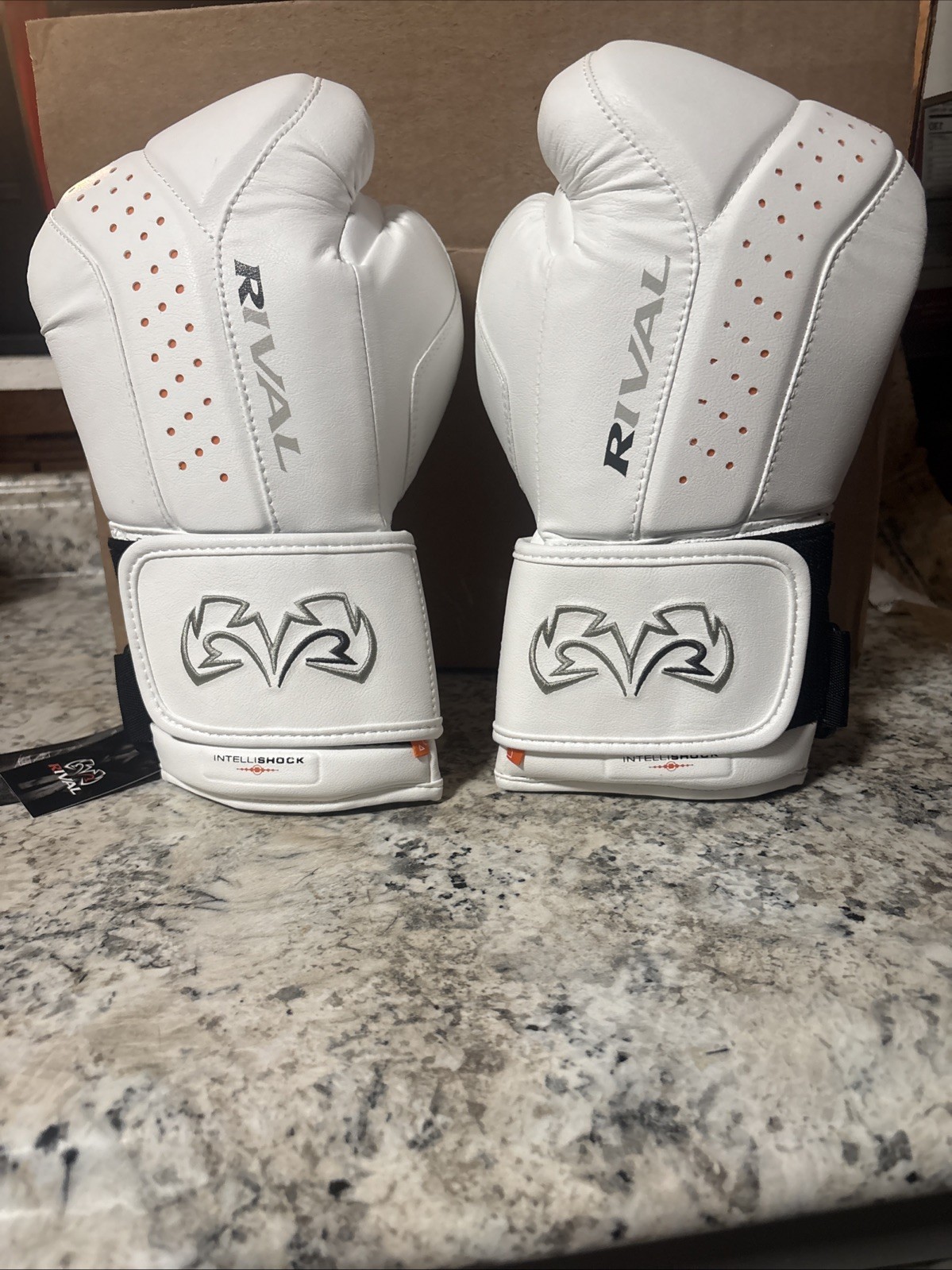 RIVAL Boxing RB10 Intelli-Shock Bag Gloves, Hook and Loop, D3O Shock Absorption
