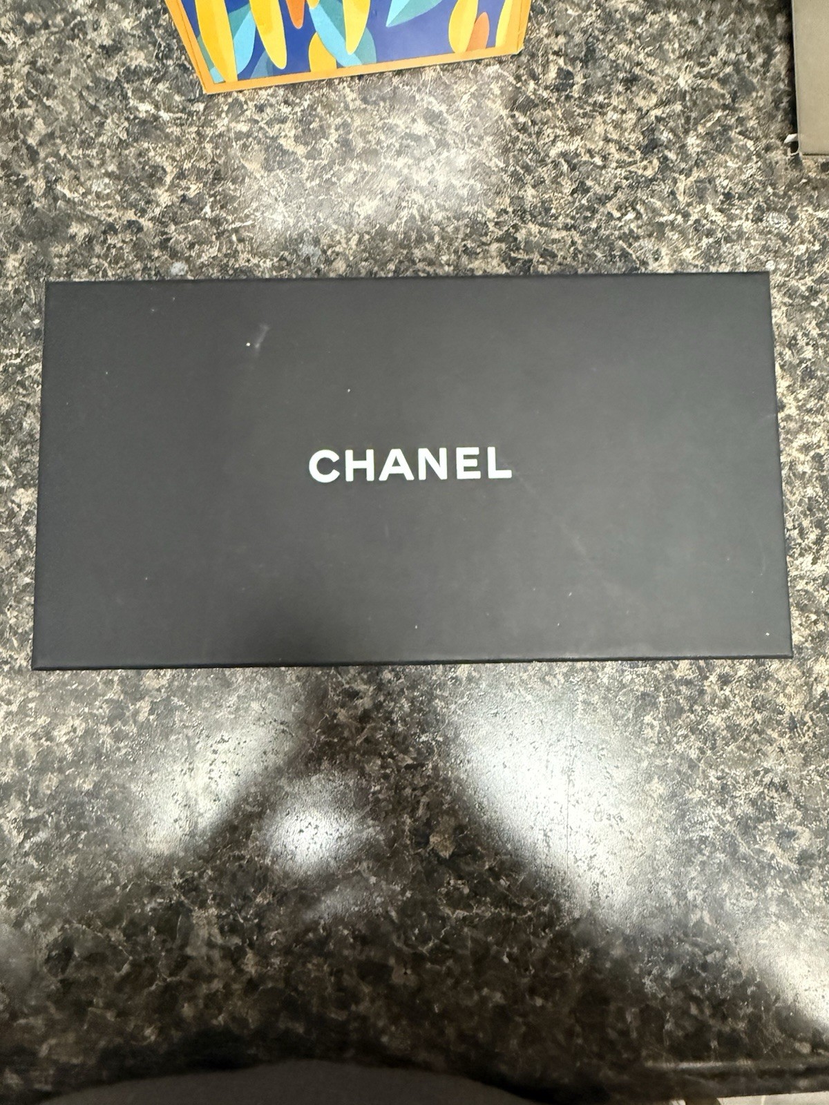 Chanel Black Quilted Leather Sunglasses Large Case & Book & Box Authentic